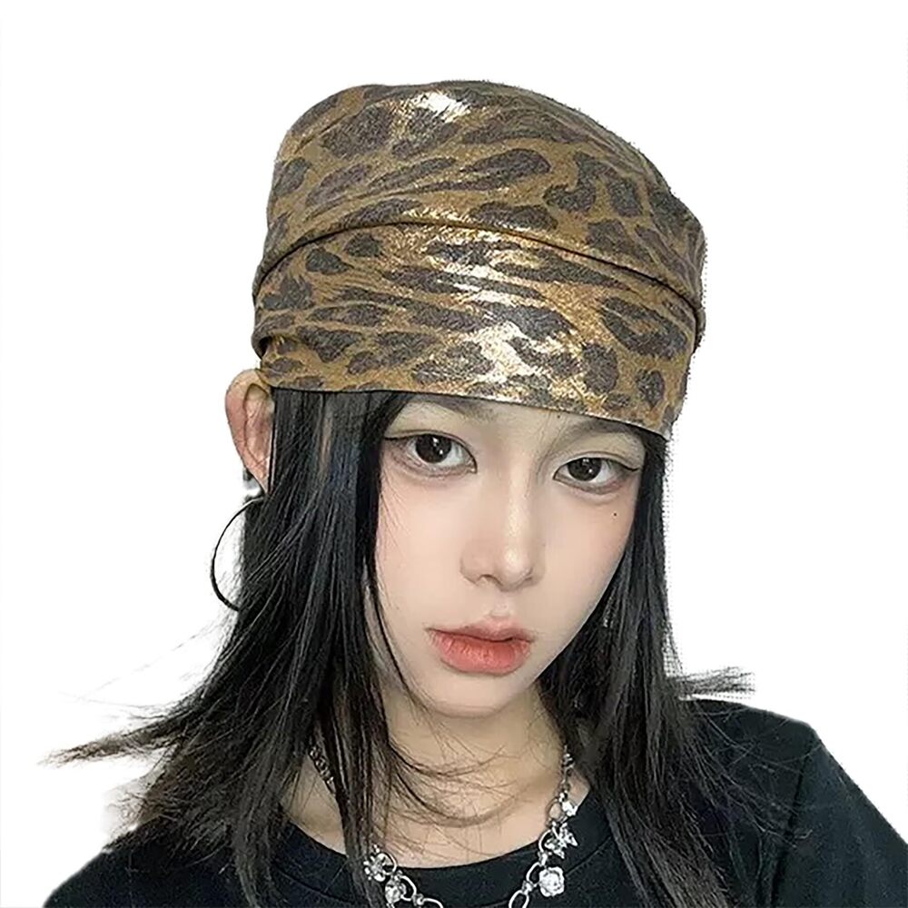 1728 24” Square Head Scarf Girls Y2K Hair Bandanas 90s Sparkly Metallic
